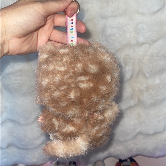 Baby 3 who’s cat is this ? Cute Plush Toy keychain or bag charm with Anime Face - Picture 10 of 12